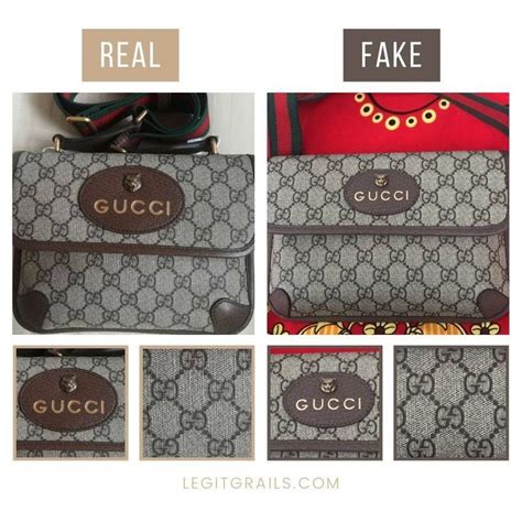 gucci camera bag fake vs real|how to tell if gucci bag is real.